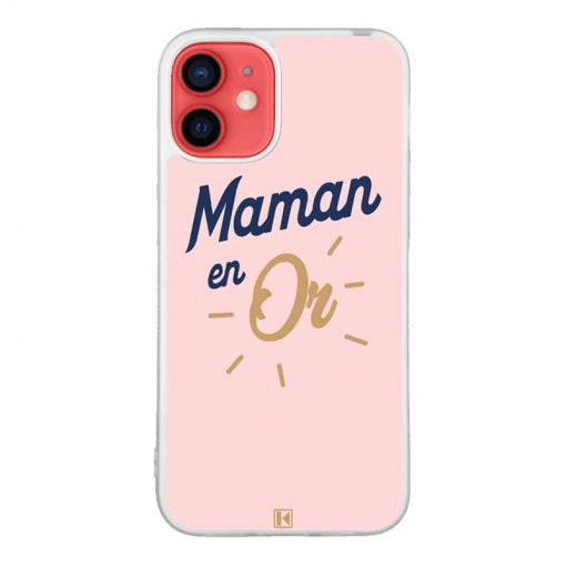 Coque iPhone 12 Mini – Maman en Or