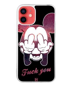 Coque iPhone 12 Mini – Mickey Fuck You