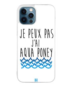 Coque iPhone 12 Pro Max – Je peux pas j'ai aqua poney