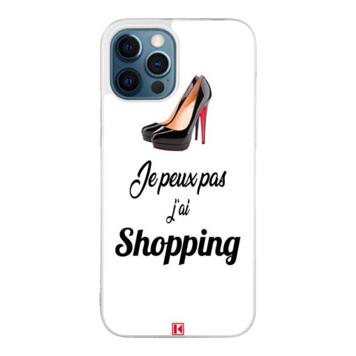 Coque iPhone 12 Pro Max – Je peux pas j'ai Shopping