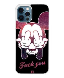 Coque iPhone 12 Pro Max – Mickey Fuck You