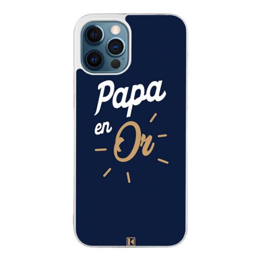 Coque iPhone 12 Pro Max – Papa en Or