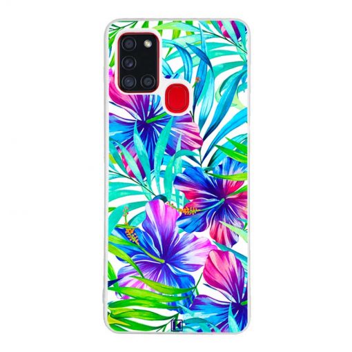 Coque Galaxy A21s – Exotic flowers
