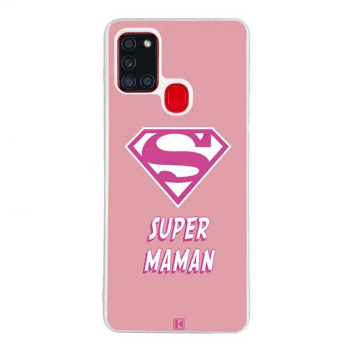 Coque Galaxy A21s – Super Maman