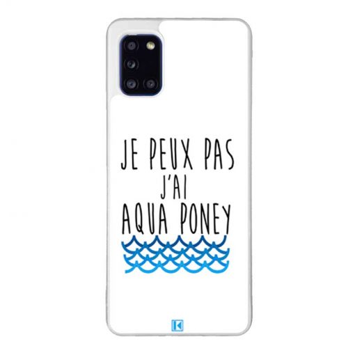 Coque Galaxy A31 – Je peux pas j'ai aqua poney