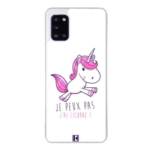 Coque Galaxy A31 – Je peux pas j'ai Licorne