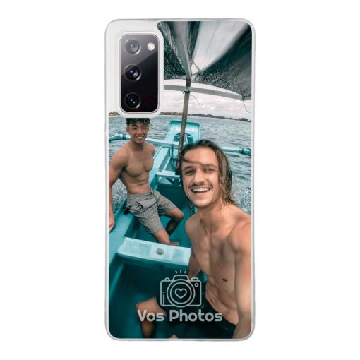 theklips-coque-pour-samsung-galaxy-s20-fe-personnalisee-contour-souple-transparent