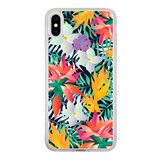 theklips-coque-iphone-x-iphone-xs-max-tropical-flowers