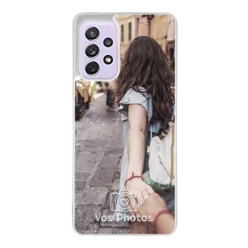 theklips-coque-pour-samsung-galaxy-a72-5g-personnalisee-contour-souple-transparent