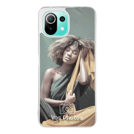 theklips-coque-personnalisee-pour-xiaomi-mi-11-lite-contour-souple-transparent