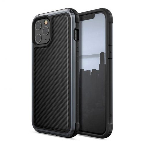 theklips-coque-iphone-12-pro-max-raptic-lux-black-carbon-fiber