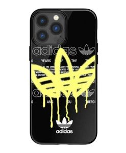theklips-coque-iphone-13-pro-adidas-graffiti-jaune