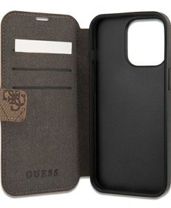 theklips-etui-iphone-13-guess-motif-4g-marron-5