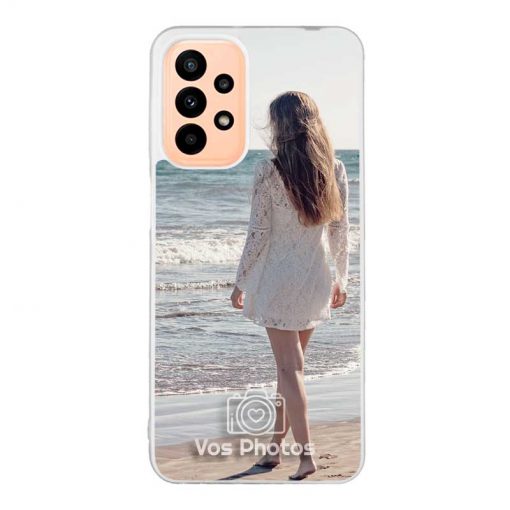 theklips-coque-pour-samsung-galaxy-a23-personnalisee-contour-souple-transparent