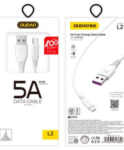 theklips-coque-dudao-cable-usb-vers-usb-type-c-5a-2-metres-blanc-3