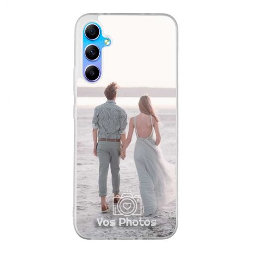 theklips-coque-pour-samsung-galaxy-a34-5g-personnalisee-contour-souple-transparent