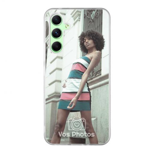 theklips-coque-pour-samsung-galaxy-a54-5g-personnalisee-contour-souple-transparent