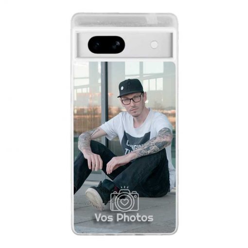theklips-coque-personnalisee-pour-google-pixel-7a-contour-souple-transparent