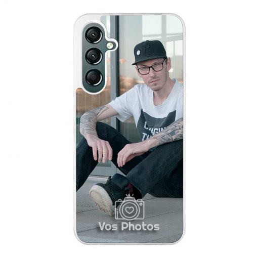 theklips-coque-pour-samsung-galaxy-a55-5g-personnalisee-contour-souple-transparent