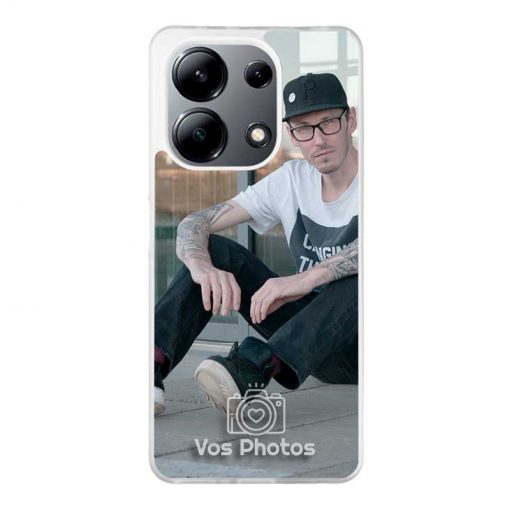 theklips-coque-personnalisee-pour-xiaomi-redmi-note-13-4g-contour-souple-transparent