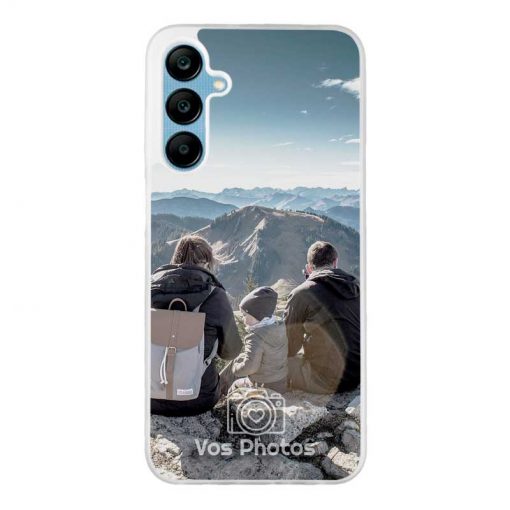 theklips-coque-pour-samsung-galaxy-a25-5g-personnalisee-contour-souple-transparent