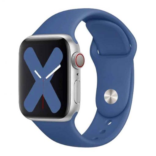 theklips-bracelet-montre-apple-watch-silicone-bleu