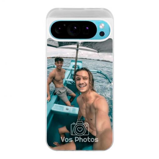 theklips-coque-personnalisee-pour-google-pixel-9-pro-contour-souple-transparent