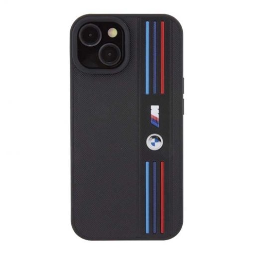 theklips-coque-iphone-15-bmw-tricolor-m-noir