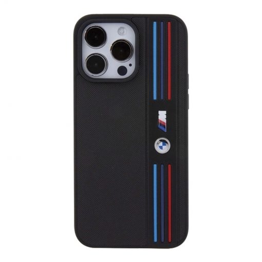 theklips-coque-iphone-15-pro-bmw-tricolor-m-noir