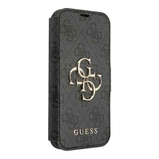 theklips-etui-iphone-13-pro-guess-motif-4g-gris-3