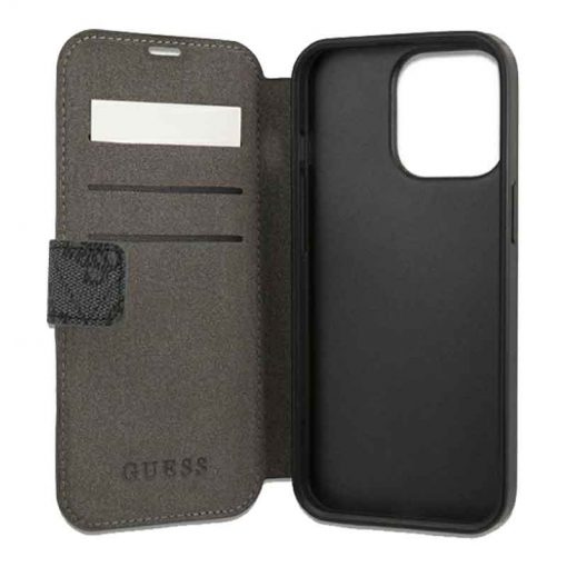 theklips-etui-iphone-13-pro-guess-motif-4g-gris-5