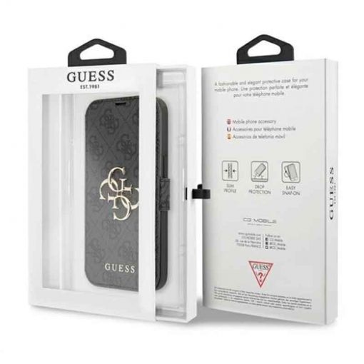 theklips-etui-iphone-13-pro-guess-motif-4g-gris-7