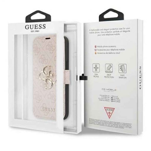 theklips-etui-iphone-13-pro-guess-motif-4g-rose-7