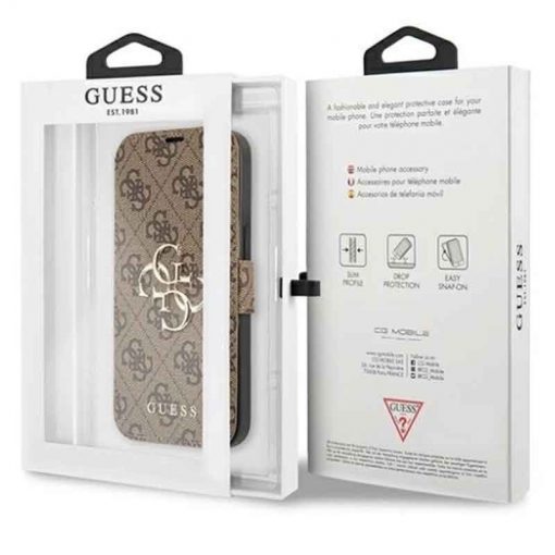 theklips-etui-iphone-13-pro-max-guess-motif-4-g-marron-7