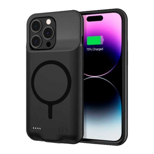 theklips-coque-iphone-15-pro-max-powercase-8500-mah-magsafe-noir