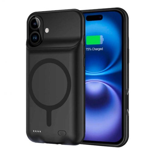 theklips-coque-iphone-16-powercase-magsafe-7000-mah-noir