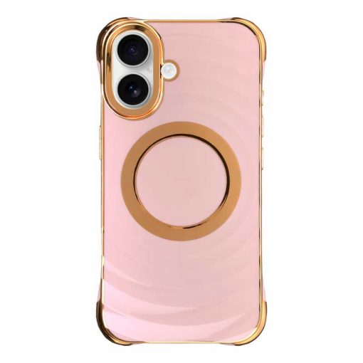 theklips-coque-iphone-16-iphone-16-plus-circle-glam-magsafe-rose