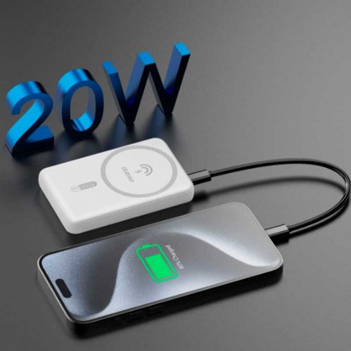 theklips-powerbank-dudao-k14s-usb-c-magsafe-20w-5000mah-blanc-4
