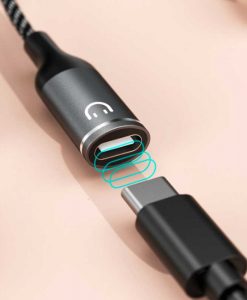 theklips-adaptateur-2-en-1-usb-c-dudao-l13c+-gris-3