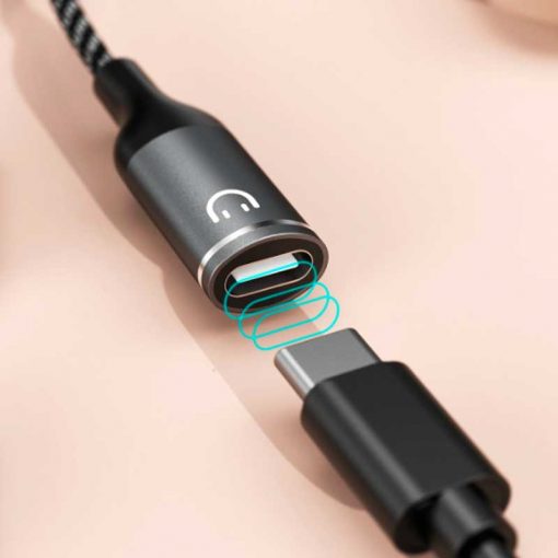 theklips-adaptateur-2-en-1-usb-c-dudao-l13c+-gris-3