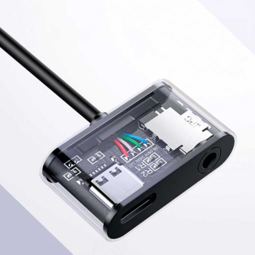 theklips-adaptateur-usb-c-vers-usb-c-mini-jack-3.5-mm-ugreen-cm193-gris-5