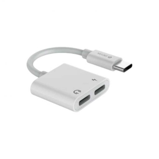 theklips-adaptateur-usb-c-vers-double-usb-c-devia-ec609-blanc