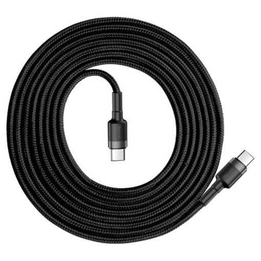 theklips-cable-baseus-cafule-usb-c-60w-3a-noir-gris-2m-2
