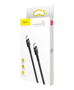 theklips-cable-baseus-cafule-usb-c-60w-3a-noir-gris-2m-5
