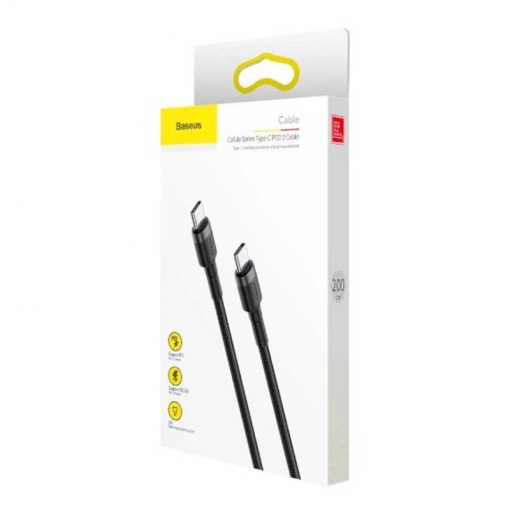 theklips-cable-baseus-cafule-usb-c-60w-3a-noir-gris-2m-5
