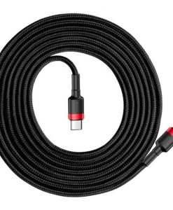 theklips-cable-baseus-cafule-usb-c-60w-3a-noir-rouge-2m-2