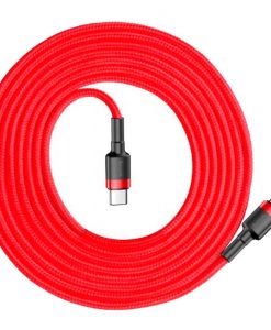 theklips-cable-baseus-cafule-usb-c-60w-3a-rouge-2m-2