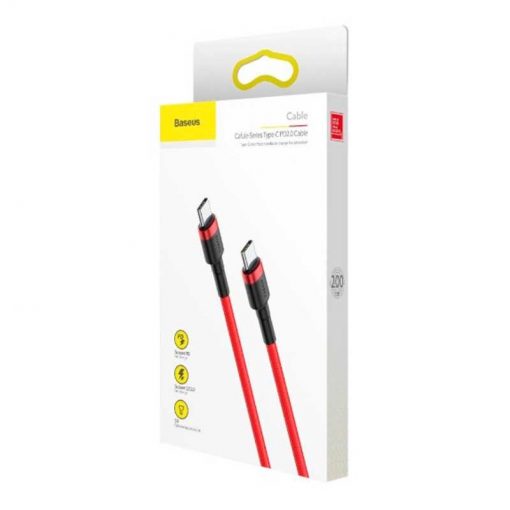 theklips-cable-baseus-cafule-usb-c-60w-3a-rouge-2m-5
