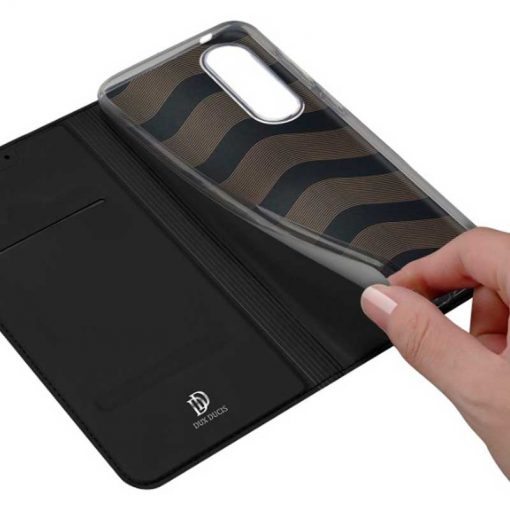 theklips-etui-samsung-galaxy-s25-edge-dux-ducis-skin-pro-noir-7