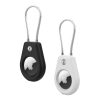 theklips-2-coque-airtag-cable-acier-noir-blanc